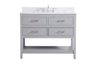 Sinclaire Vanity Sink Set in Grey (173|VF19042GR-BS)