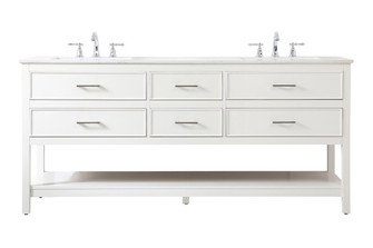 Sinclaire Vanity Sink Set in White (173|VF19072DWH)