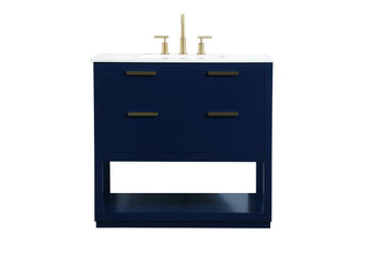 Larkin Vanity Sink Set in Blue (173|VF19236BL)