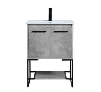 Gerard Single Bathroom Vanity in Concrete Grey (173|VF42024CG)