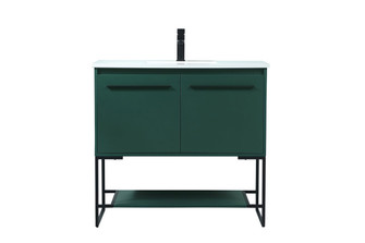 Sloane Vanity Sink Set in Green (173|VF42536MGN)