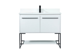 Sloane Vanity Sink Set in White (173|VF42540MWH-BS)