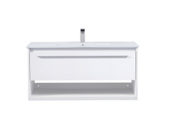 Kasper Single Bathroom Floating Vanity in White (173|VF43040WH)