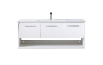 Kasper Single Bathroom Floating Vanity in White (173|VF43048WH)