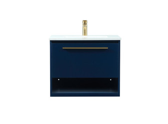 Roman Vanity Sink Set in Blue (173|VF43524MBL)