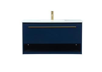 Roman Vanity Sink Set in Blue (173|VF43536MBL)