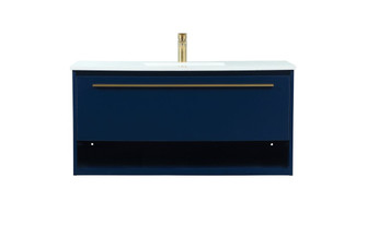 Roman Vanity Sink Set in Blue (173|VF43540MBL)