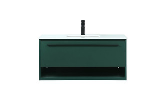 Roman Vanity Sink Set in Green (173|VF43540MGN)