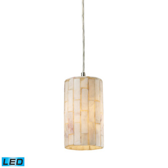 Coletta LED Mini Pendant in Satin Nickel (45|10147/1-LED)