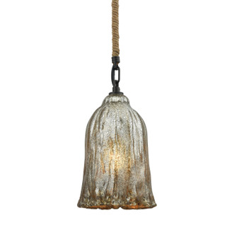 Hand Formed Glass One Light Mini Pendant in Oil Rubbed Bronze (45|10641/1)
