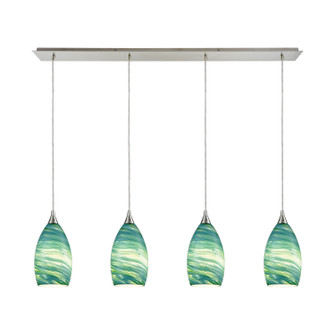 Collanino Four Light Pendant in Satin Nickel (45|10650/4LP)