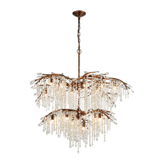 Elia 18 Light Chandelier in Spanish Bronze (45|11902/12+6)