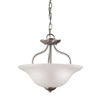 Conway Two Light Semi Flush Mount in Brushed Nickel (45|1202CS/20)