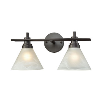 Pemberton Two Light Vanity Lamp in Oil Rubbed Bronze (45|12401/2)