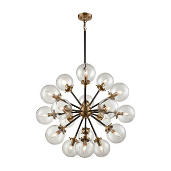 Boudreaux 18 Light Chandelier in Matte Black (45|14435/18)