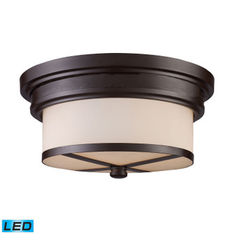 Flushmounts LED Flush Mount in Oil Rubbed Bronze (45|15025/2-LED)