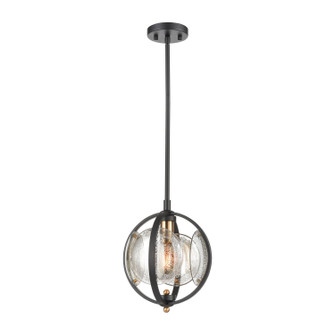 Oriah One Light Mini Pendant in Matte Black (45|15424/1)