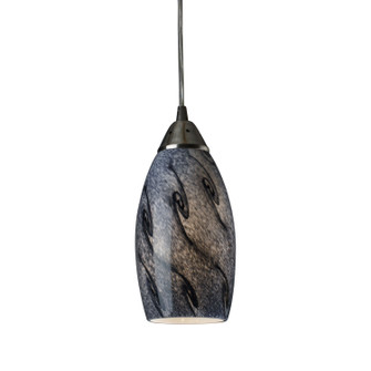 Galaxy One Light Mini Pendant in Satin Nickel (45|20001/1SG)