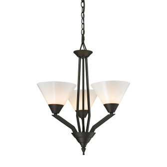 Tribecca Three Light Chandelier in Oil Rubbed Bronze (45|2453CH/10)
