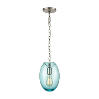 Ellipsa One Light Mini Pendant in Satin Nickel (45|30060/1)