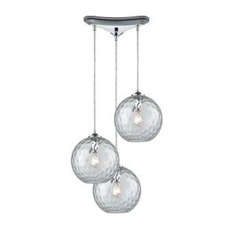 Watersphere Three Light Pendant in Polished Chrome (45|31380/3CLR)