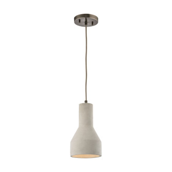 Urban Form One Light Mini Pendant in Black Nickel (45|45331/1)