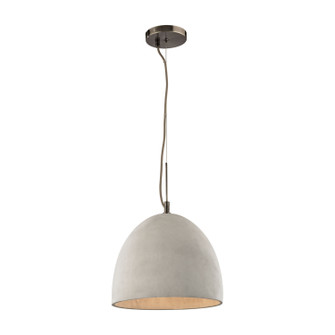 Urban Form One Light Mini Pendant in Black Nickel (45|45334/1)