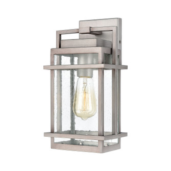 Breckenridge One Light Outdoor Wall Sconce in Weathered Zinc (45|46770/1)