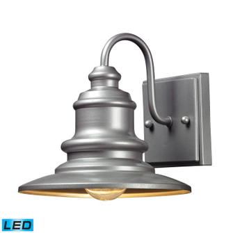 Marina LED Outdoor Wall Sconce in Matte Silver (45|47020/1-LED)