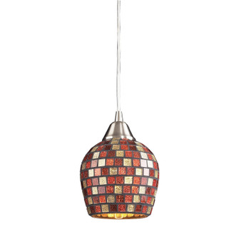 Fusion One Light Mini Pendant in Satin Nickel (45|528-1MLT)