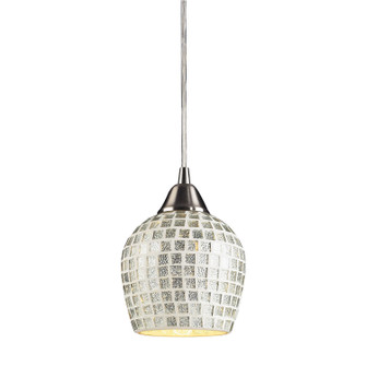 Fusion One Light Mini Pendant in Satin Nickel (45|528-1SLV)