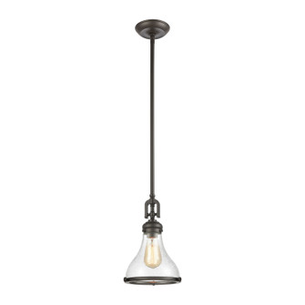 Rutherford One Light Mini Pendant in Oil Rubbed Bronze (45|57360/1)
