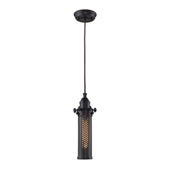 Fulton One Light Mini Pendant in Oil Rubbed Bronze (45|66325/1)