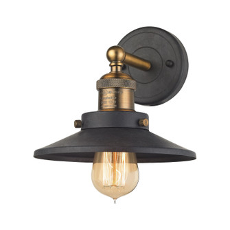 English Pub One Light Wall Sconce in Antique Brass (45|67180/1)