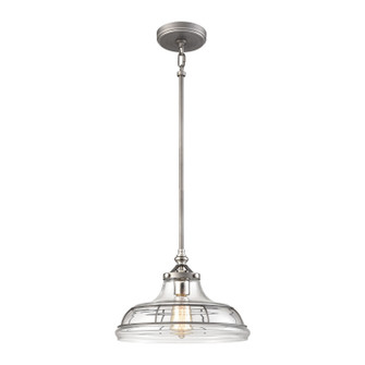 Dunkirk One Light Pendant in Weathered Zinc (45|69244/1)