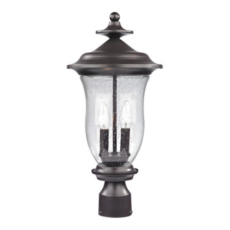 Trinity Two Light Outdoor Post Mount in Oil Rubbed Bronze (45|8002EP/75)