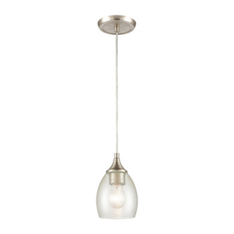 Miranda One Light Mini Pendant in Satin Nickel (45|85321/1)