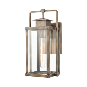 Crested Butte One Light Outdoor Wall Sconce in Vintage Brass (45|89181/1)