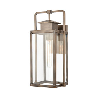 Crested Butte One Light Outdoor Wall Sconce in Vintage Brass (45|89182/1)