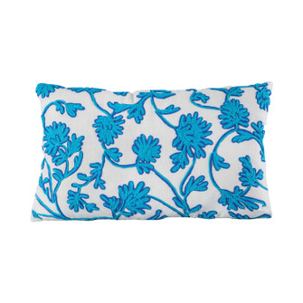 Floretta Pillow - Cover Only in Crema, Tropical Teal, Tropical Teal (45|905322)