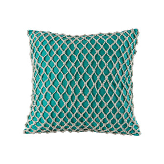 Cassio Pillow - Cover Only in Crema, Teal, Teal (45|905346)