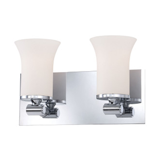 Flare Two Light Vanity Lamp in Chrome (45|BV2062-10-15)