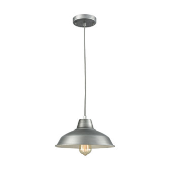 Classic Loft One Light Mini Pendant in Weathered Zinc (45|CN770148)