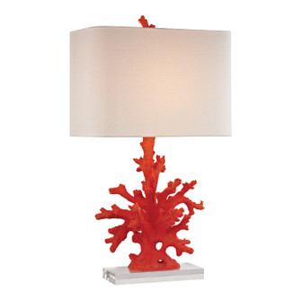 Red Coral One Light Table Lamp in Red (45|D2493)