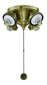 Fitters Four Light Fitter in Antique Brass (26|F8AB)