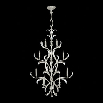 Beveled Arcs 16 Light Chandelier in Silver Leaf (48|704040-SF4)