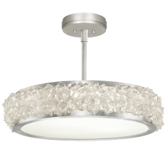 Arctic Halo Three Light Semi-Flush Mount in Silver (48|879940ST)