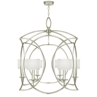 Cienfuegos Six Light Chandelier in Silver Leaf (48|889840-SF41)