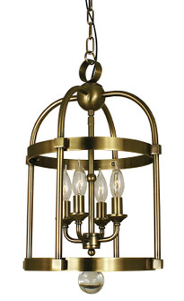 Compass Four Light Chandelier in Antique Brass (8|1103 AB)