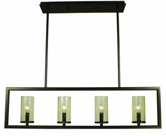 Theorem Four Light Island Chandelier in Brushed Nickel (8|1154 BN)